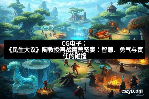 CG电子：《民生大议》陶教授再战魔兽贤妻：智慧、勇气与责任的碰撞